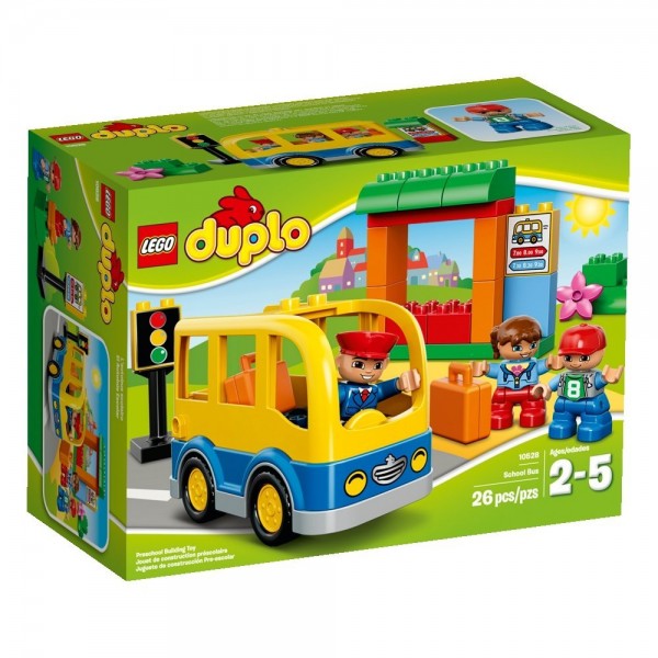 LEGO DUPLO Town School Bus Building Toy