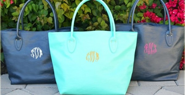 Monogrammed Totes Bags