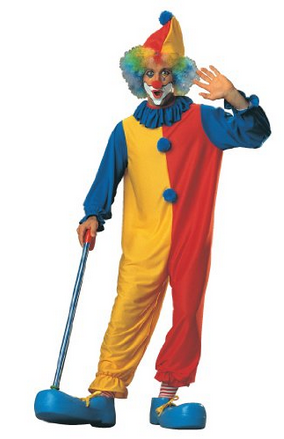 adult clown costume