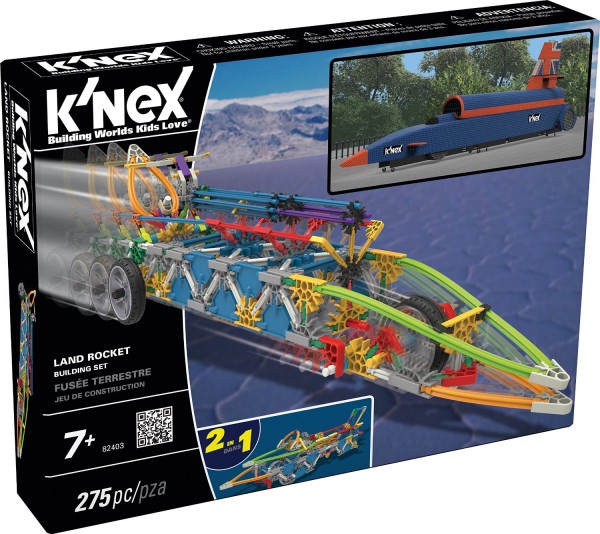 K'NEX Land Rocket Building Set