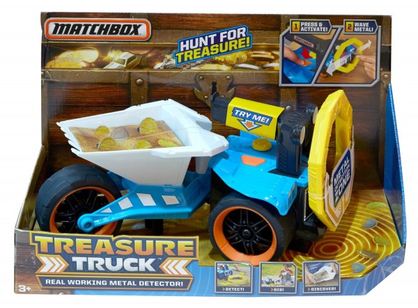 Matchbox Treasure Tracker Metal Detector Truck