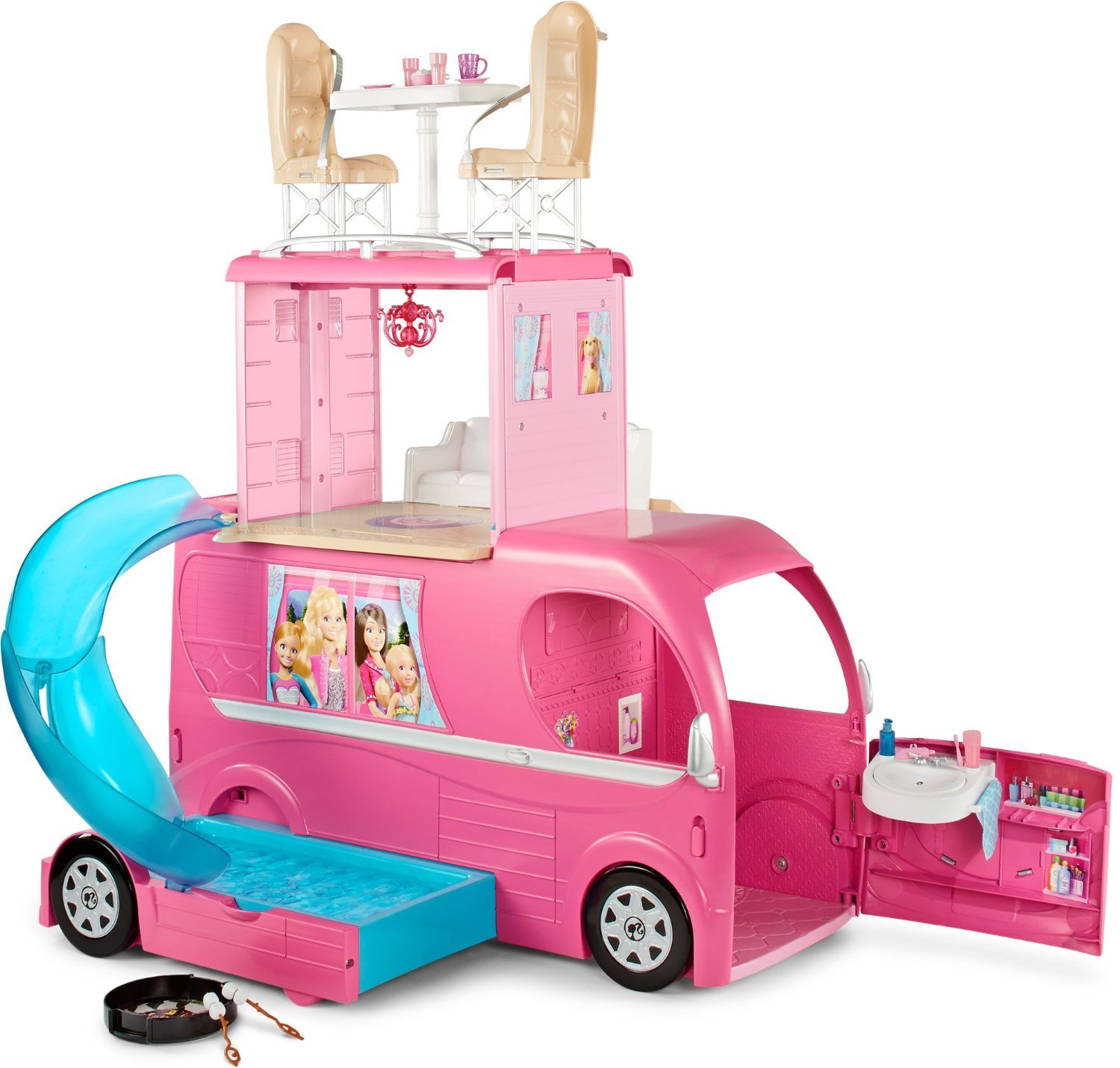 vintage barbie pop up camper