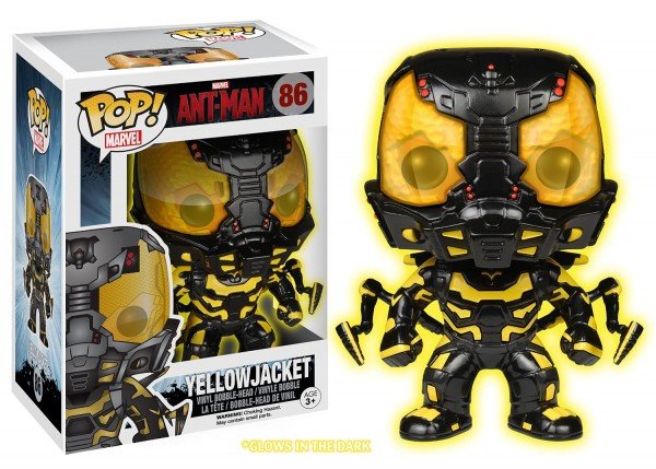 Ant-Man Glow in The Dark Yellow Jacket Action Figure