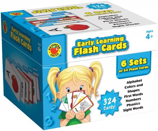 Brighter Child Early Learning Flash Card Sets