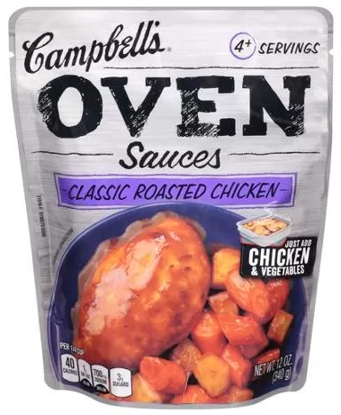 campbell's oven sauces