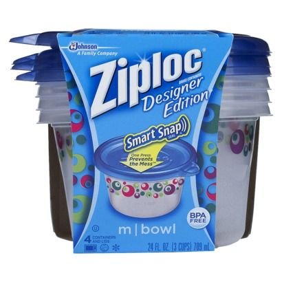 ziploc designer containers