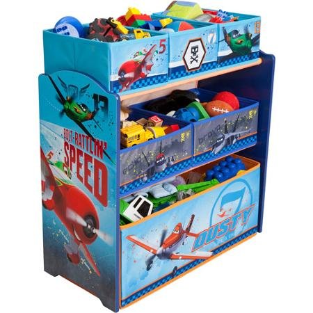 Delta Disney Planes Multi-Bin Toy Organizer