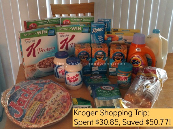my weekly shopping trips