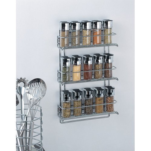 Organize It All 3-Tier Wall-Mounted Spice Rack