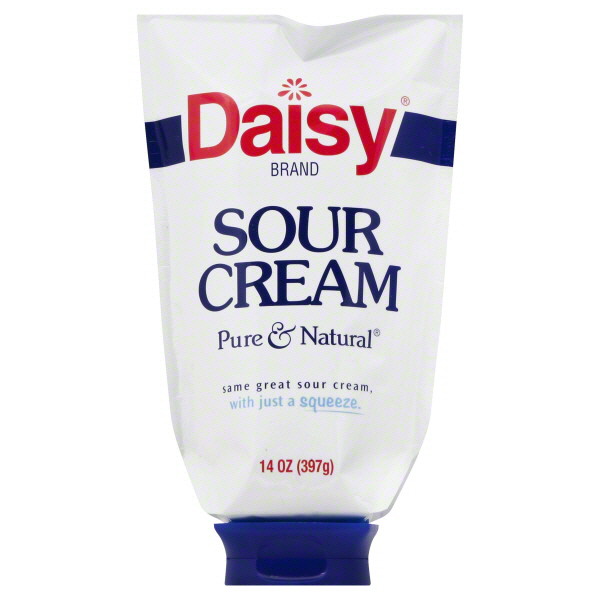 daisy sour cream squeeze tube