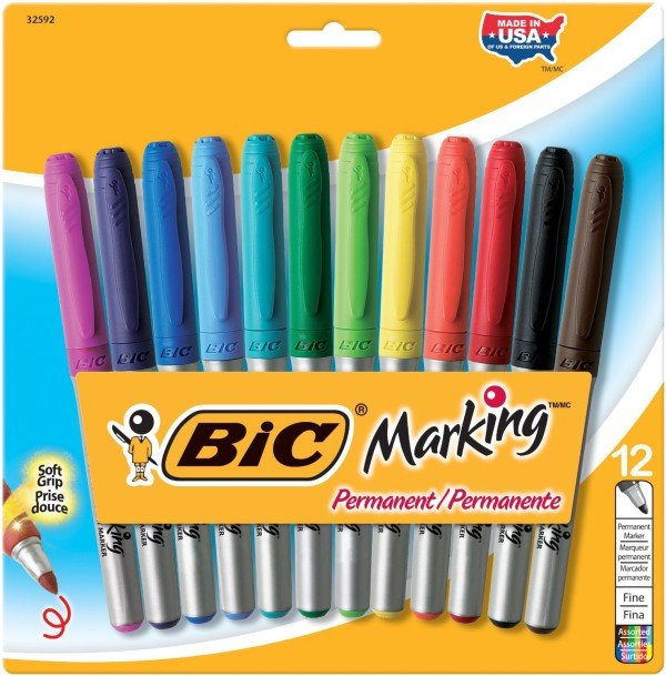 BIC Marking Permanent Marker Fashion Colors