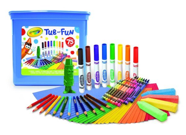 Crayola 75 Piece Art Tub of Fun Toy