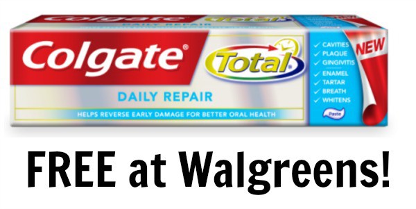 FREE Colgate toothpaste