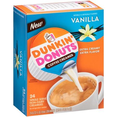 dunkin' donuts coffee creamer singles