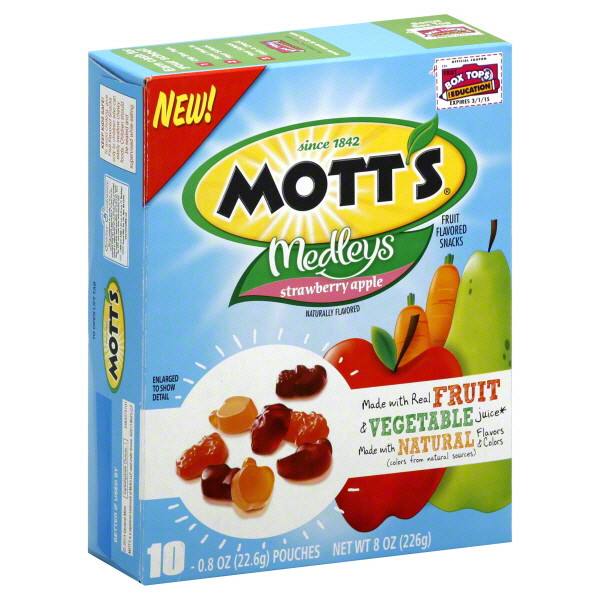 mott's fruit snacks