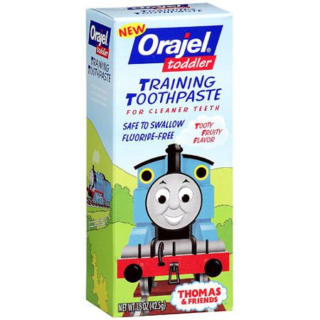 orajel training toothpaste
