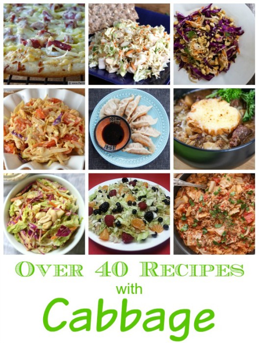 over 40 recipes with cabbage