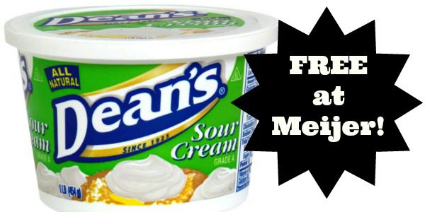 FREE Dean's Sour Cream