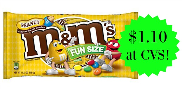 CVS: M&M's Candies Fun Size Bag Only $1.10! - Become a Coupon Queen