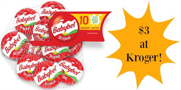 babybel cheese 10-count packs kroger bcq