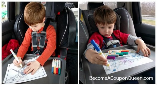 boys road trip coloring