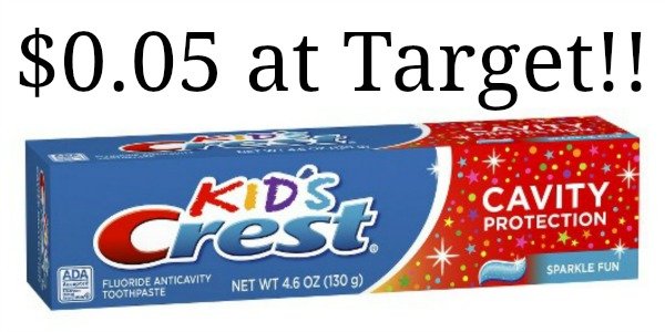 Target: Crest Kids Toothpaste Only $0.05! - Become a Coupon Queen