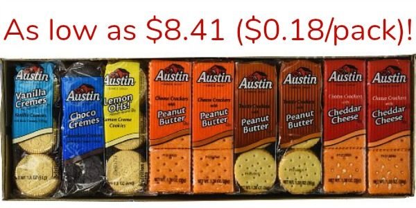 Austin Cookies and Crackers Variety Pack