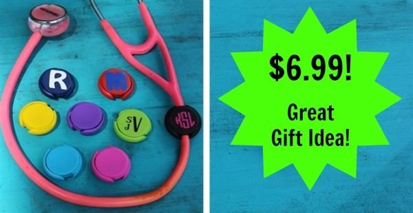 Monogrammed Stethoscope ID Tags