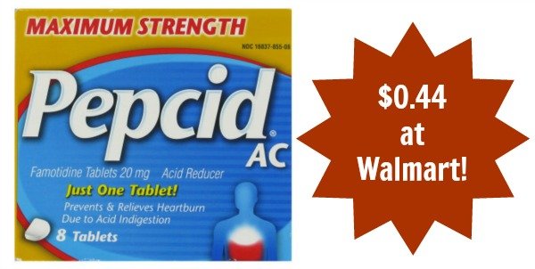 Walmart Pepcid Maximum Strength AC Acid Reducer Only 0 44 Become A 