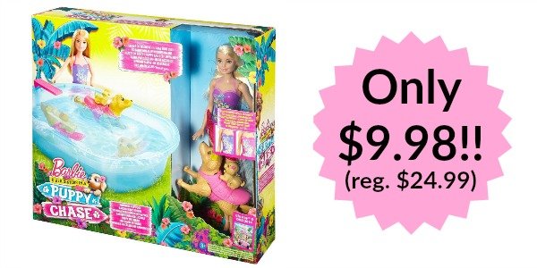 barbie pool set