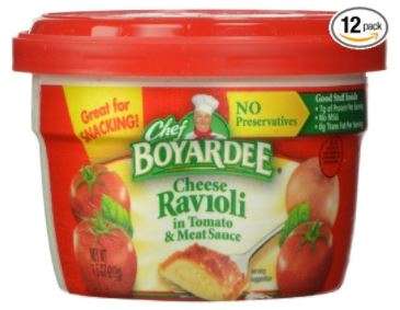 Chef Boyardee Cheese Ravioli