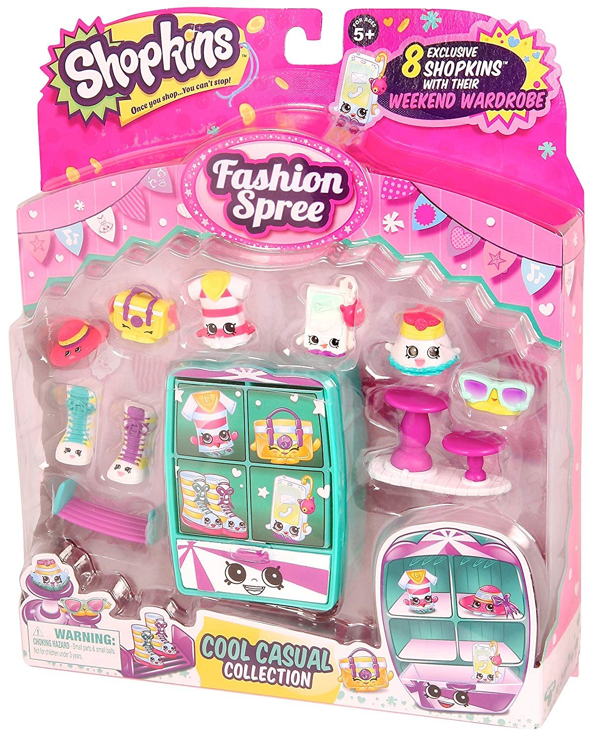 Shopkins Season 3 Fashion Spree Pack - Cool N' Casual Only $5.99 ...