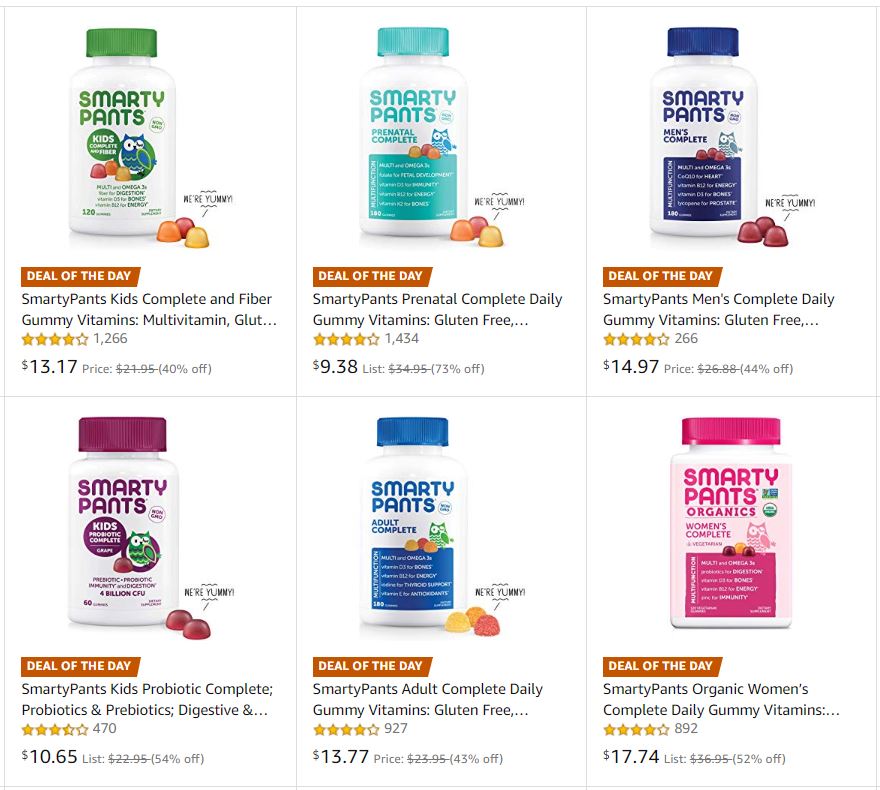 Smarty Pants Vitamins up to 73 OFF! Today Only! a Coupon Queen