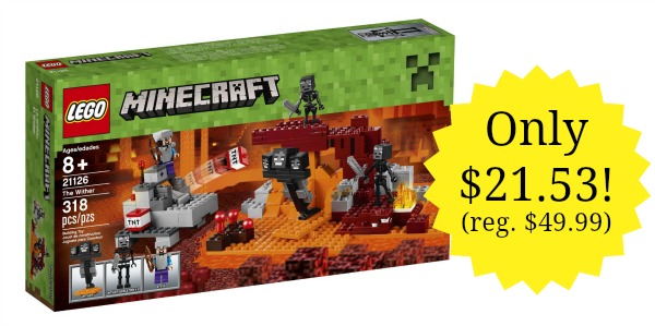 LEGO Minecraft The Wither Set $21.53 - Lowest Price! (reg. $49.99 ...