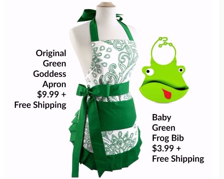 green apron for sale