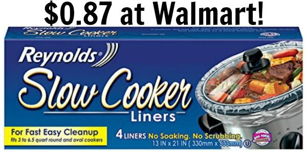 reynolds slow cooker liners 4 ct