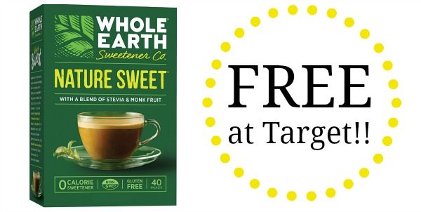 FREE Whole Earth Sweetener Packets