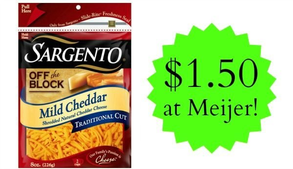 sargento shredded cheese