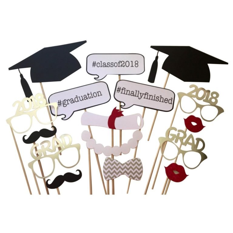 Graduation Photo Props 17-piece Set Only $7.98! - Become A Coupon Queen