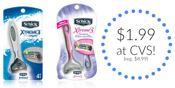 schick xtreme 3 disposable razors