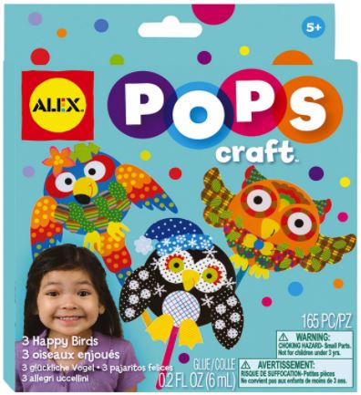 ALEX Toys POPS Craft 3 Happy Birds Kit