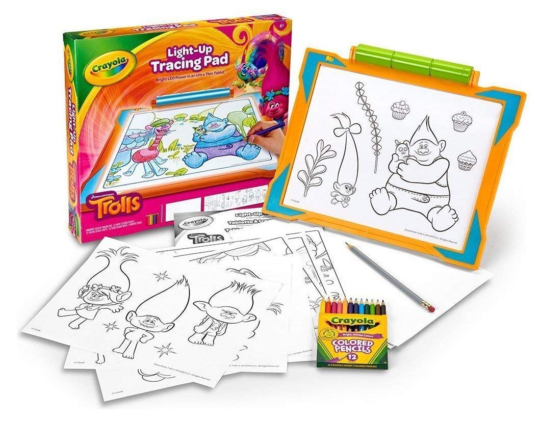 crayola scribble scrubbie light up tracing pad