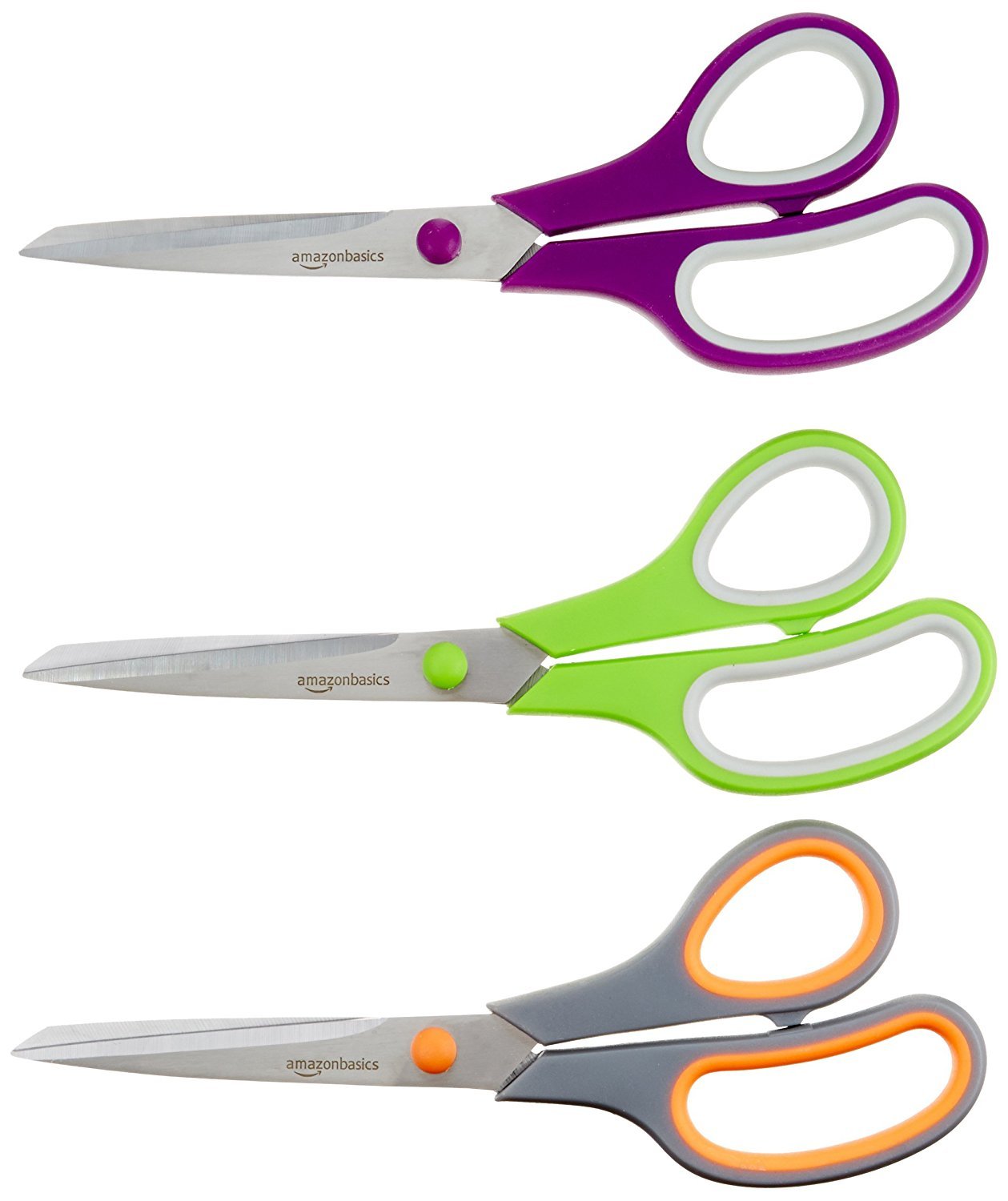AmazonBasics Multipurpose Scissors 3Pack Only 9.99! a Coupon