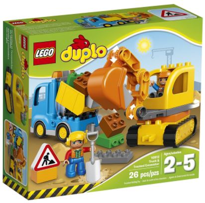 LEGO DUPLO Town Truck & Tracked Excavator Set