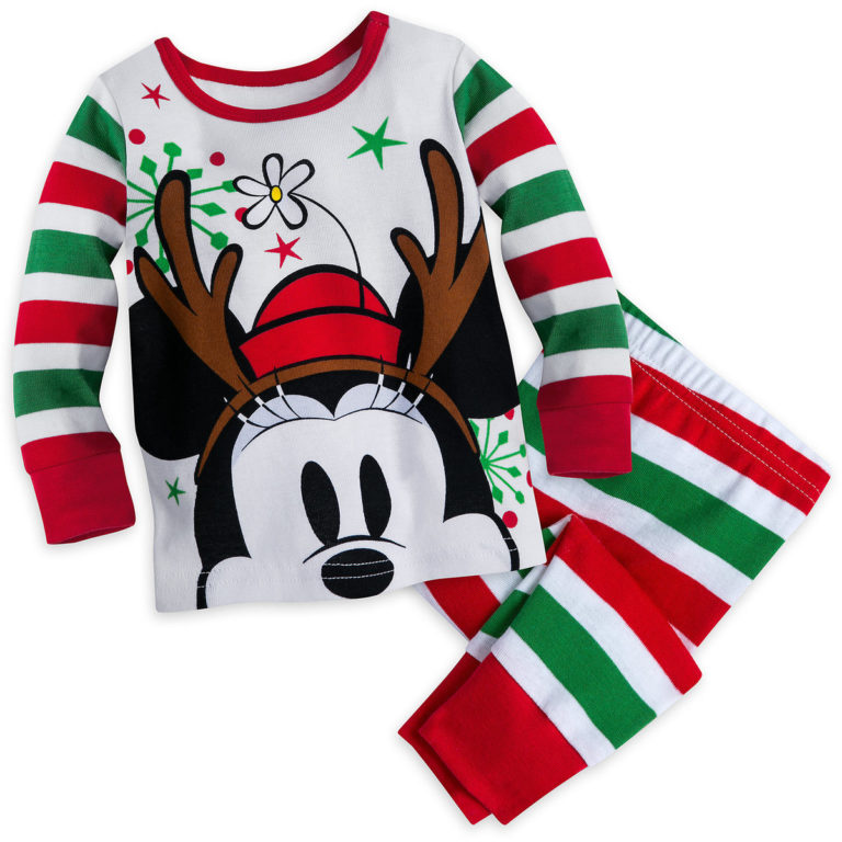 Mickey or Minnie Mouse Holiday PJ Set for Baby Only $4.99 + FREE ...