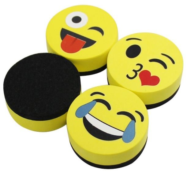 Pack of 4 Emoji Dry Erase Erasers Only $6.99! Best Price! - Become a ...