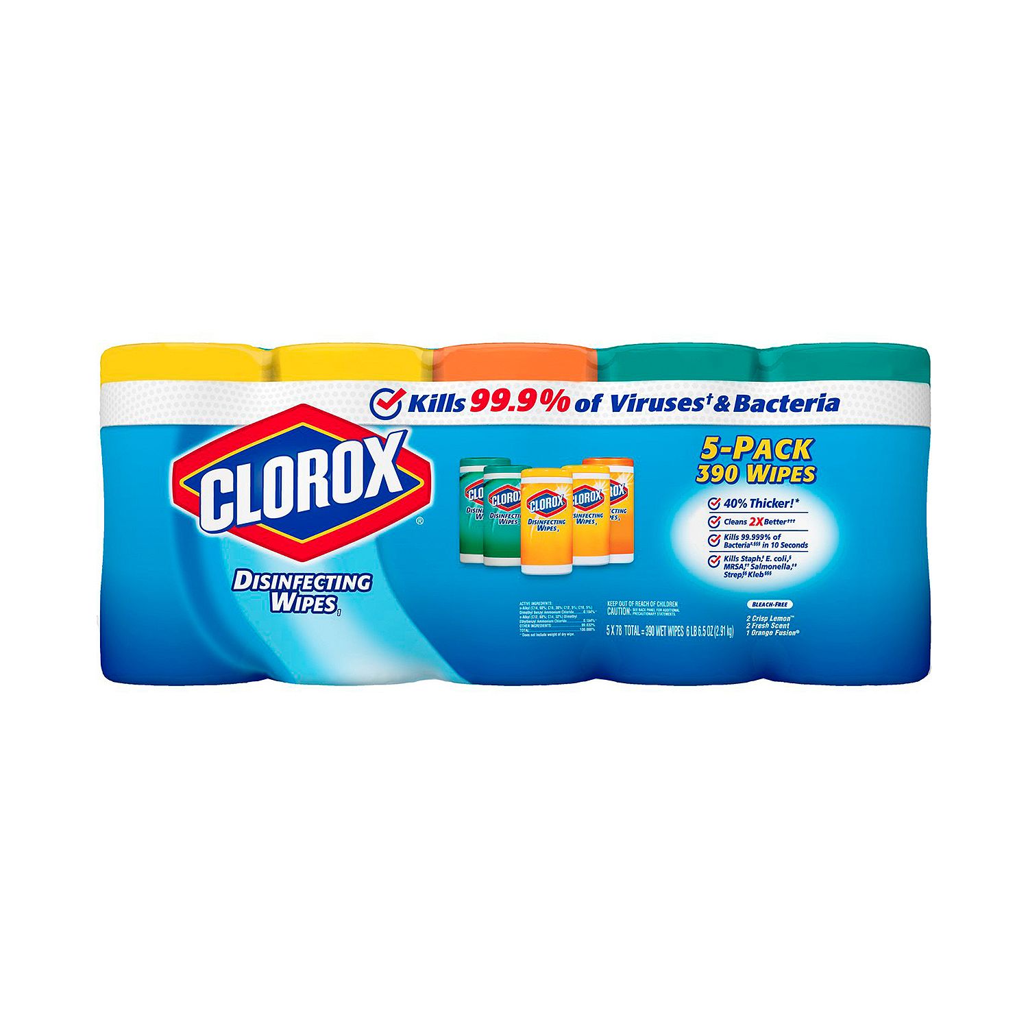 Sam's Club: Clorox Disinfecting Wipes, Variety Pack (78 ct., 5 pk.) Only  $! ($/35ct Canister) - Become a Coupon Queen