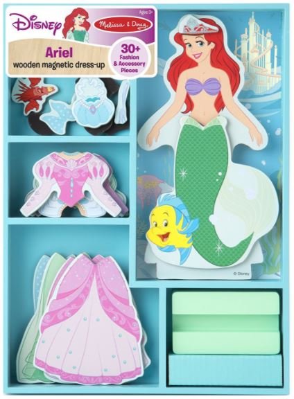 disney magnetic wooden dress up dolls