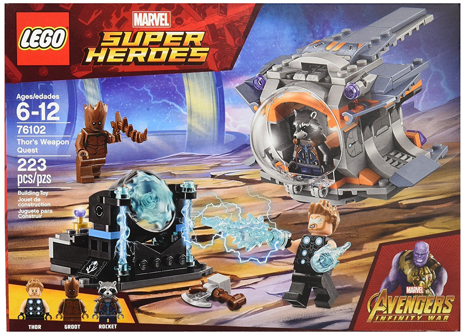 LEGO Marvel Super Heroes Avengers: Infinity War Thor’s Weapon Quest ...