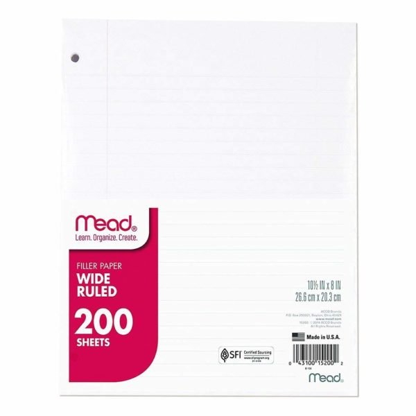 Mead Loose Leaf Paper